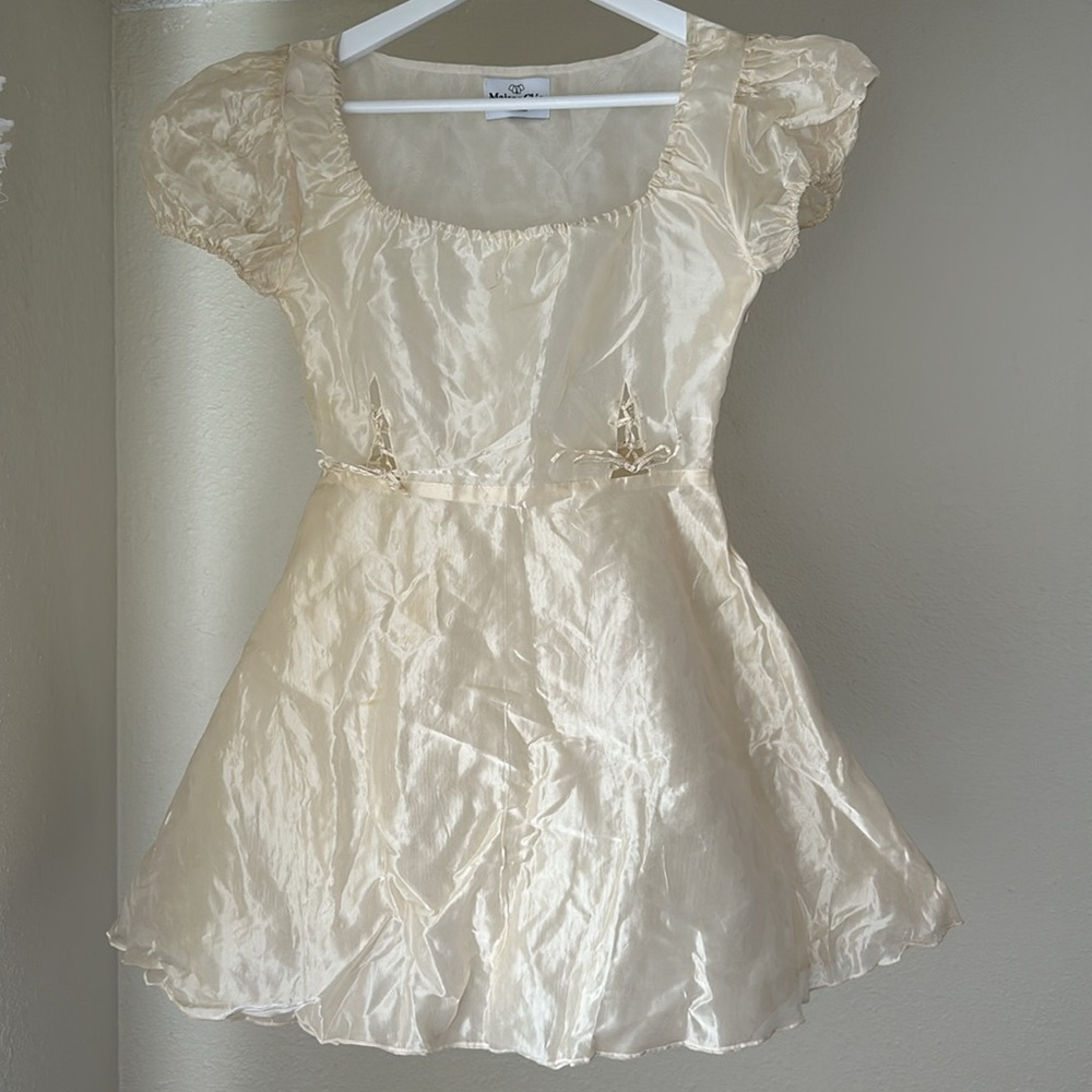 Silk Organza Babydoll Dress - image 2